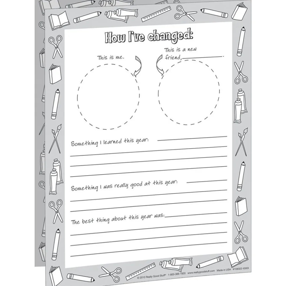Ready-To-Decorate® First Day-Last Day Letters Kit - set of 24.