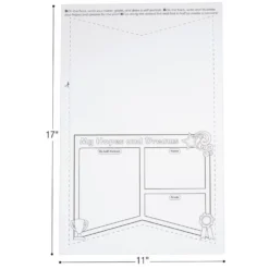 Ready to Decorate® Hopes and Dreams Pennant Posters - Set of 24