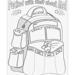 Ready-To-Decorate® Packed With Stuff About Me! Posters