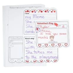 Ready to Decorate® Valentine’s Day Pennant Posters - Set of 24