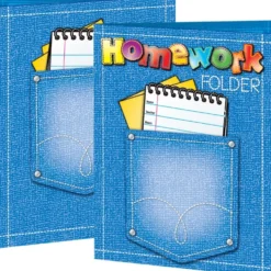 Really Good Homework Folders - 12 folders