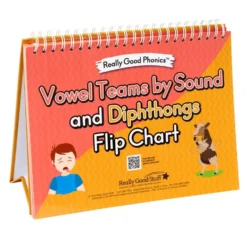 Really Good Phonics™ CVCE & R-Controlled Vowels Kit, Team Vowels Diphthongs Kit - Decodable Readers, Flip Chart & Word Segmenting and Blending Kit