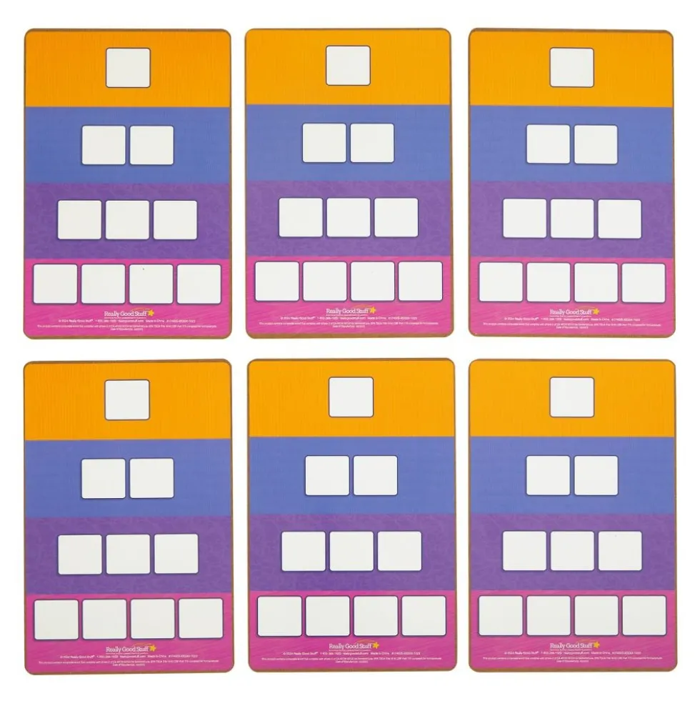 Really Good Phonics™ Sound Box Mats, Chips, & Boards 6 Student Kit with Teacher Demo