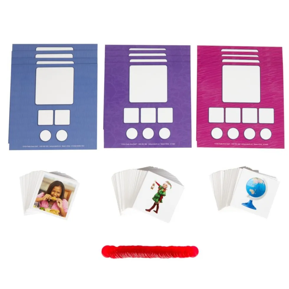 Really Good Phonics™ Sound Box Mats, Chips, & Boards 6 Student Kit with Teacher Demo