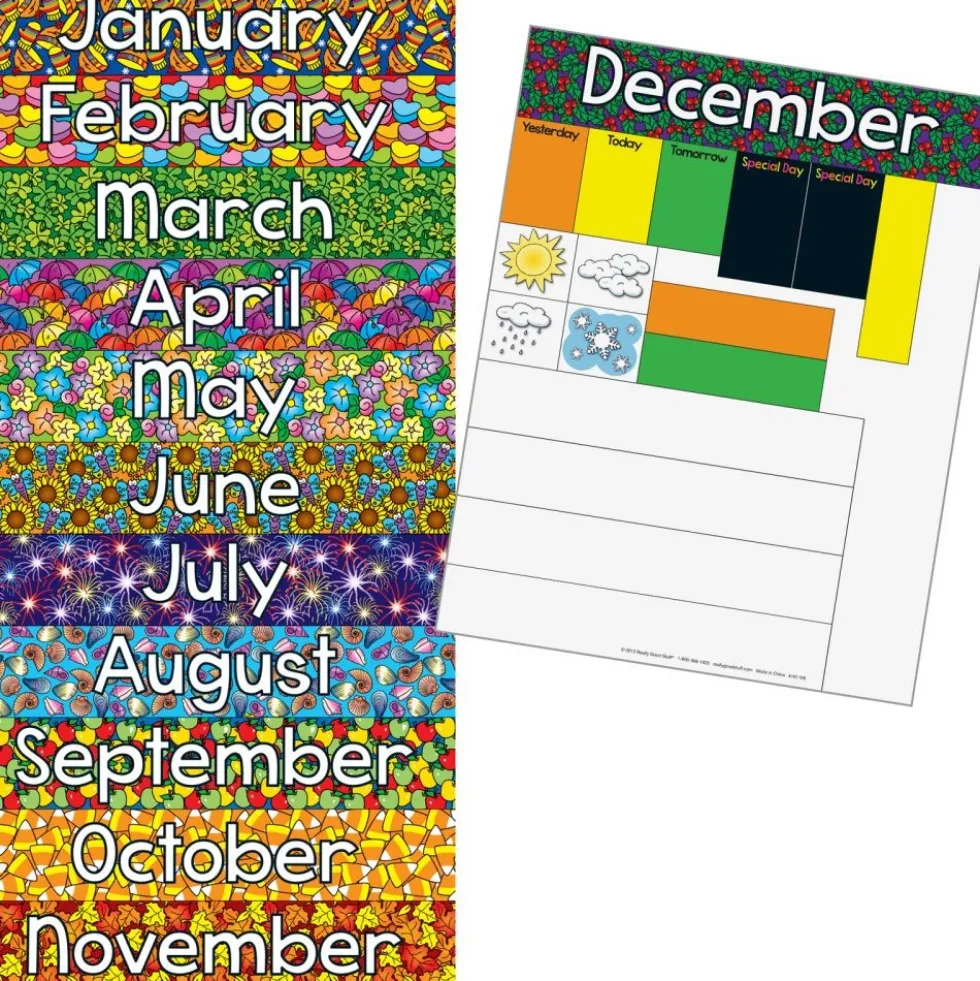 Really Good Stuff® All About Today Pocket Chart™ - 1 pocket chart and cards