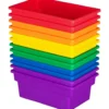 Really Good Stuff® All-Purpose Bin - Set of 12 - 6 Colors