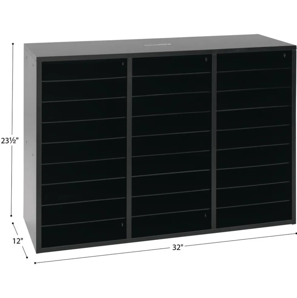 Really Good Stuff® Blue 27-Slot Mail Center With Blue Trays