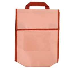 Really Good Stuff® Boho Book Pouch Medium - Peach Book Pouch with Clay Trim - Single