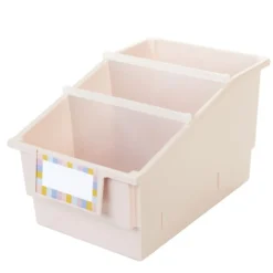Really Good Stuff® Chapter Book Library Bins™ With Dividers - 6 Pack - Sand