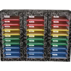 Really Good Stuff® Classroom Mail Center - 27 Slot, 4-Color Grouping Design