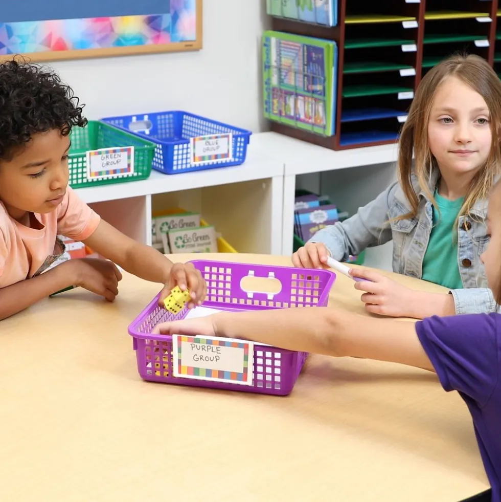 Really Good Stuff® Classroom Paper Baskets in 6 Colors