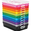 Really Good Stuff® Classroom Paper Baskets - 12-Pack Rainbow