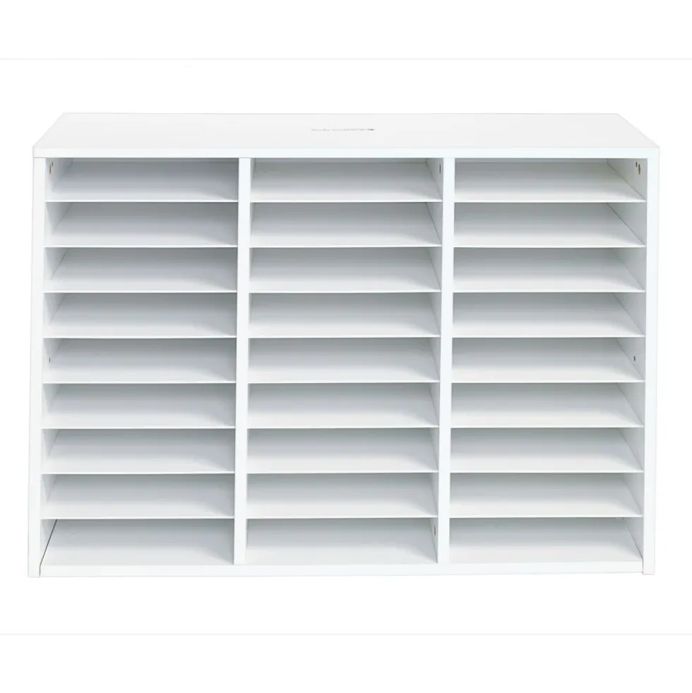 Really Good Stuff® Color-Code By Group With This 27-Slot Mail Center With Portable Trays In 4 Colors