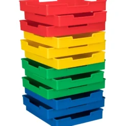 Really Good Stuff® Color-Code By Group With This 27-Slot Mail Center With Portable Trays In 4 Colors