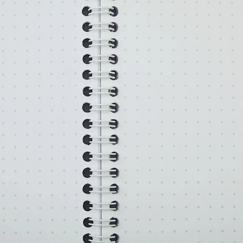 Really Good Stuff® Cool and Calm Dot Grid Spiral Journals - Set of 6