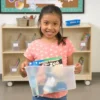 Really Good Stuff® Durable Book & Binder Holders - 6 Pack - Clear