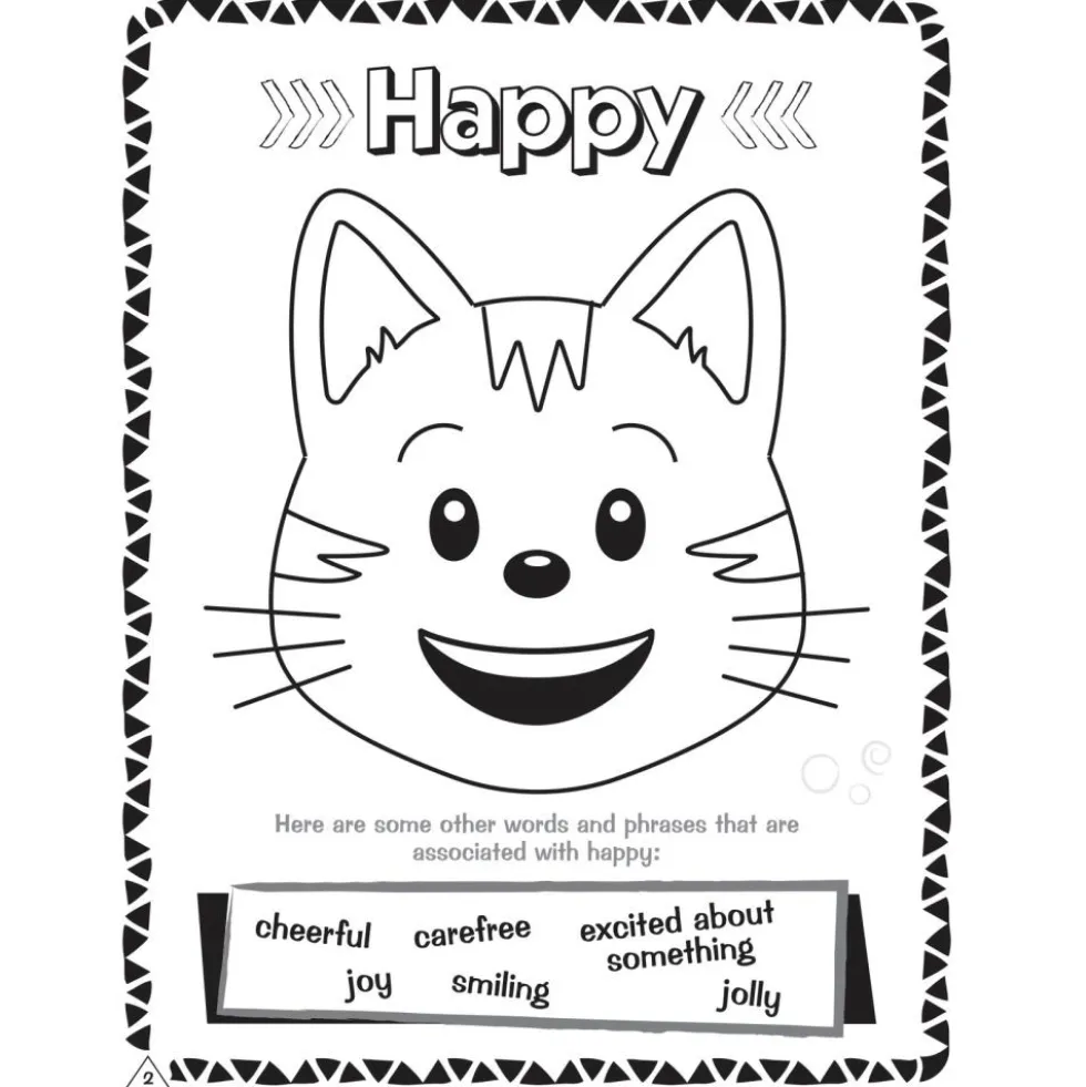 Really Good Stuff® Emotions and Feelings Coloring Book-12 pack