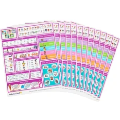 Really Good Stuff® Essential Reference Cards - Grade K - Set of 12