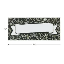 Really Good Stuff® EZ Stick™ Chalkboard-Style Nameplates - Set of 24