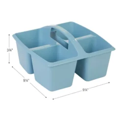 Really Good Stuff® Four Equal Compartment Caddies - BOHO, 6 Pack