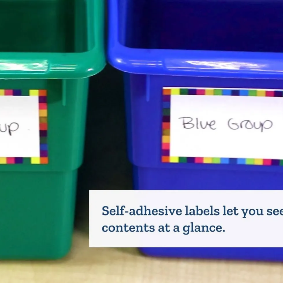 Really Good Stuff® Group Colors For 6 - Durable, Colorful Book Bins
