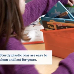 Really Good Stuff® Group Colors For 6 - Durable, Colorful Book Bins