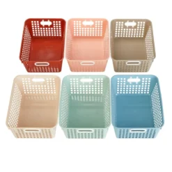 Really Good Stuff® Large Basket - Boho, 6 Pack