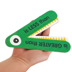 Really Good Stuff® Magnetic Greater Than or Less Than Demonstration Manipulative - 1 Gator
