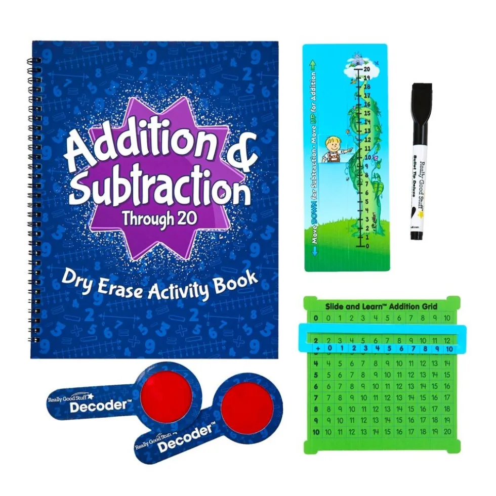 Really Good Stuff® Math Skills: Grades K-2 - Addition & Subtraction