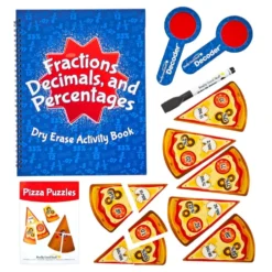 Really Good Stuff® Math Skills: Grade 4-6 - Fractions, Decimals, & Percentages