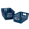 Really Good Stuff® Medium Baskets - Set of 6 -Navy Blue