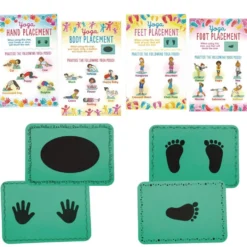 Really Good Stuff® Mini Yoga Mats and Poster Set