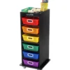 Really Good Stuff® Multi-Use Rolling Organizer With 6 Shelves