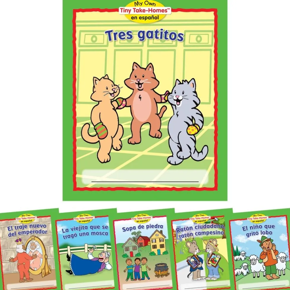 Really Good Stuff® My Own Tiny Take Homes En Espanol Folktales Cuentos Populares Set 2