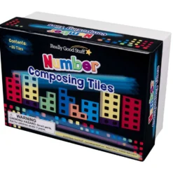 Really Good Stuff® Number Composing Superhero Mats - 12 Mats