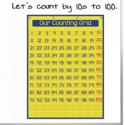 Really Good Stuff® Our Counting Grid Pocket Chart™ - 120 Number Cards