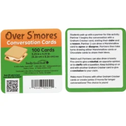 Really Good Stuff® Over S’mores Conversation Cards