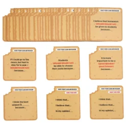 Really Good Stuff® Over S’mores Conversation Cards