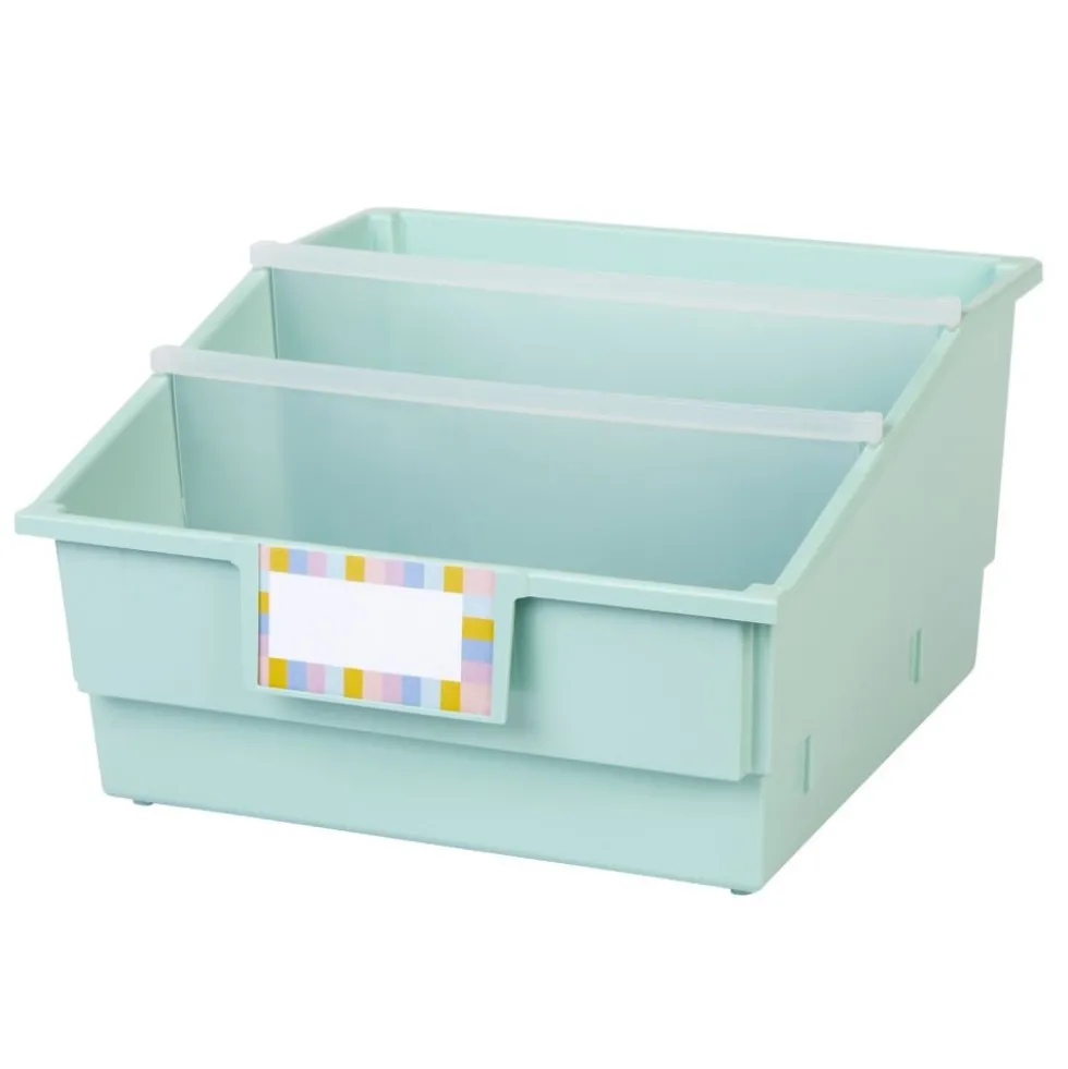 Really Good Stuff® Picture Book Classroom Library Bins™ With Dividers - 6 Pack - Boho