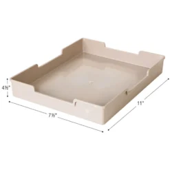 Really Good Stuff® Plastic Trays - Tan, 6 Pack