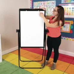 Really Good Stuff® Portable Magnetic Double-Sided Dry Erase Easel 35