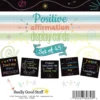 Really Good Stuff® Positive Affirmations Display Cards - Set of 45