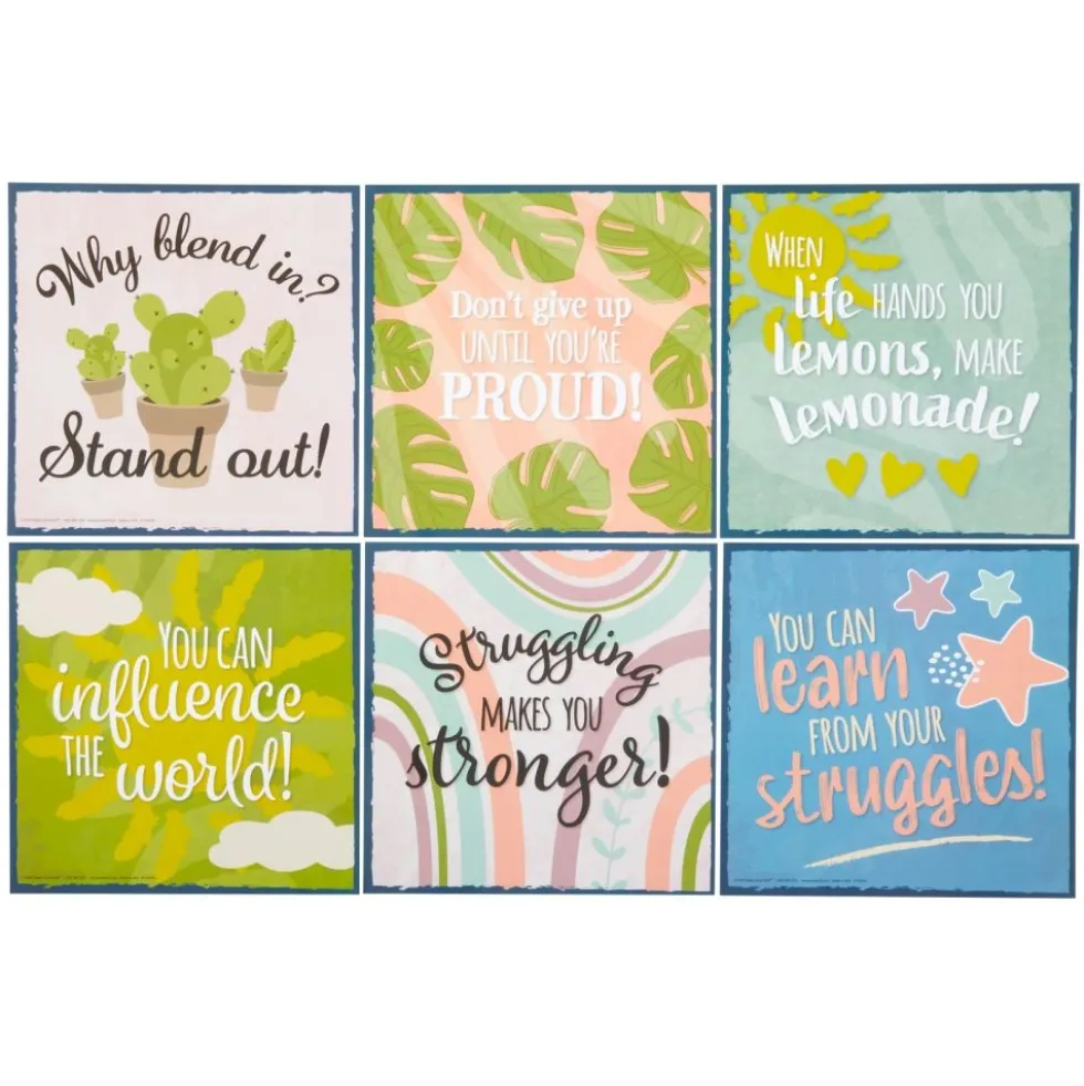 Really Good Stuff® Positive Affirmations 12-in-1 Poster Set