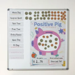 Really Good Stuff® Positive Pig Magnetic Classroom Reward System