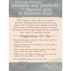 Really Good Stuff® Random Acts of Kindness Chips - Set of 40