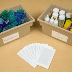 Really Good Stuff® Self Adhesive Vinyl Label Pockets- 4.5
