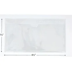 Really Good Stuff® Self Adhesive Vinyl Label Pockets- 4.5