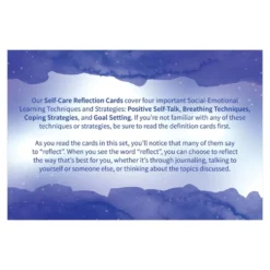 Really Good Stuff® Self-Care Reflection Cards