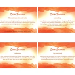 Really Good Stuff® Self-Care Reflection Cards