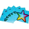 Really Good Stuff® Sensory Breathing Star Calming Tactile Cards - Set of 6